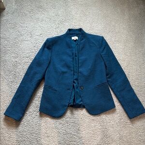 LOFT Teal Textured Blazer